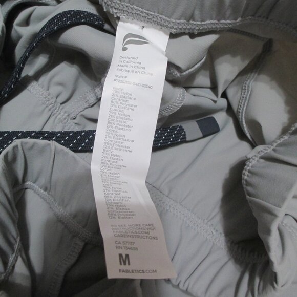 Fabletics The One Jogger Pants Mens Size M Gray 31” Inseam Athletic Gym EC - Picture 7 of 11